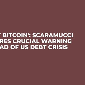 'Buy Bitcoin': Scaramucci Shares Crucial Warning Ahead of US Debt Crisis