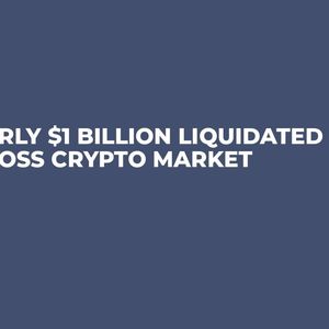 Nearly $1 Billion Liquidated Across Crypto Market