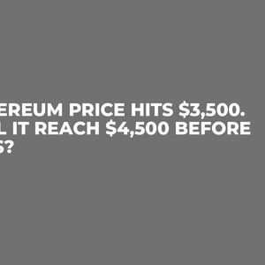 Ethereum Price Hits $3,500. Will It Reach $4,500 Before ETFs?
