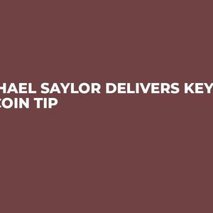 Michael Saylor Delivers Key Bitcoin Tip