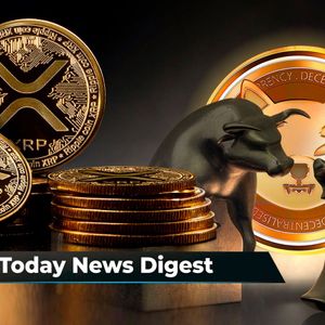 XRP Attracts $1.2 Million Inflow, 40 Trillion SHIB in Spotlight As Bulls and Bears Clash, Cardano Dominating Social Media Discussions: Crypto News Digest by U.Today