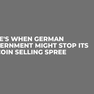 Here's When German Government Might Stop Its Bitcoin Selling Spree