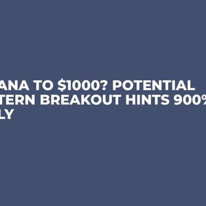 Solana to $1000? Potential Pattern Breakout Hints 900% Rally