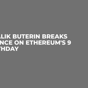 Vitalik Buterin Breaks Silence on Ethereum's 9 Birthday