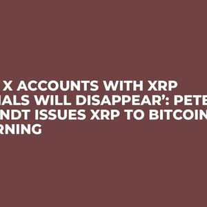 ‘All X Accounts with XRP Initials Will Disappear’: Peter Brandt Issues XRP to Bitcoin Warning