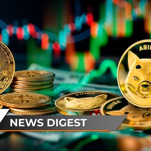 $1 Billion Bitcoin Mystery Stuns Crypto Market, Shiba Inu on Verge of Becoming Profitable Again, 400 Million XRP Moved in 24 Hours: Crypto News Digest by U.Today