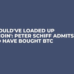 'I Would've Loaded Up Bitcoin': Peter Schiff Admits He'd Have Bought BTC