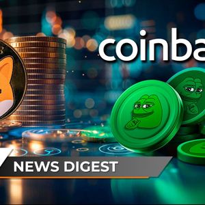 Shiba Inu Shows Special Pattern Indicating Potential Uptrend, Controversial XRP Outlook Shared by Top Crypto Trader, Coinbase Lists PEPE Meme Coin: Crypto News Digest by U.Today