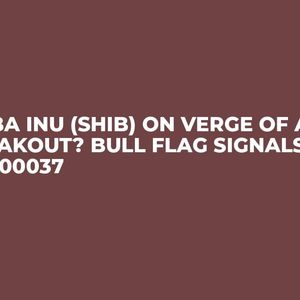 Shiba Inu (SHIB) on Verge of a Breakout? Bull Flag Signals $0.000037