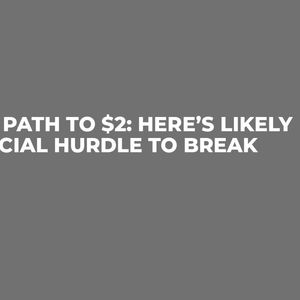 XRP Path to $2: Here’s Likely Crucial Hurdle To Break