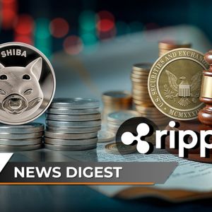 SEC Predicted to Drop Ripple Case by Former CFTC Chair, Shiba Inu Surprises With Mild Spike in This Key Metric, Bitcoin to Crash Even More, Says Schiff: Crypto News Digest by U.Today