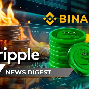 Almost All Ripple USD Tokens Got Burned, Launch Soon? 150 Billion PEPE Withdrawn From Binance, SHIB Burns Skyrocket 5,154%: Crypto News Digest by U.Today