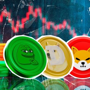 Top Meme Cryptos PEPE, DOGE, SHIB in Deep Red