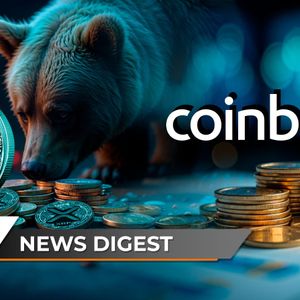 XRP Forms First Major Bearish Signal, Coinbase Announces Major Listings With Four New Crypto Assets, Samson Mow Names Key Driver for BTC Omega Candle: Crypto News Digest by U.Today