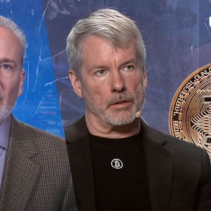 Peter Schiff Predicts Bankruptcy for Bitcoin Strategy of Michael Saylor