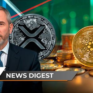 Ripple CEO Says Company Might Reduce XRP Sales in Future, First CFTC-Regulated XRP Futures Go Live, Cardano Sees Most Bullishness in Months: Crypto News Digest ...
