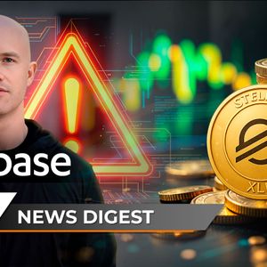 Coinbase CEO Reacts to $20 Million Bitcoin Ransom and Customer Data Attack, Stellar (XLM) Sets up for $0.30 Skyrocketing: Crypto News Digest by U.Today