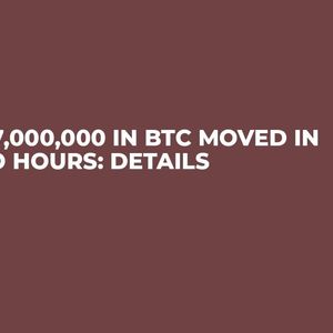 $347,000,000 in BTC Moved in Two Hours: Details