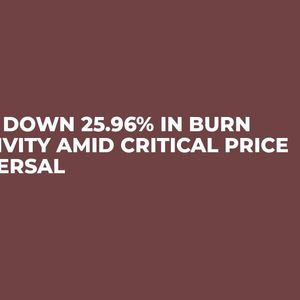 XRP Down 25.96% in Burn Activity Amid Critical Price Reversal