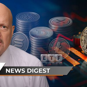 Cramer Says Buy Crypto; XRP, SOL, ADA, DOGE, and LTC Face ETF Withdrawals; $154 Million XRP Trade Ends in Disaster — Crypto News Digest