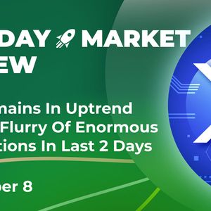 XRP Remain In Uptrend Despite Flurry Of Enormous Transactions In Last 2 Days: Crypto Market Review, Dec. 8
