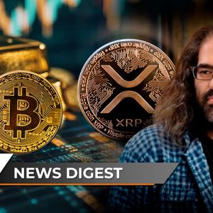 XRP Price Reversal Bounds It to $1 Plummet. Ripple CTO Ends Speculation on $1 Billion XRP Treasury, Bitcoin Smashes Gold — Crypto News Digest