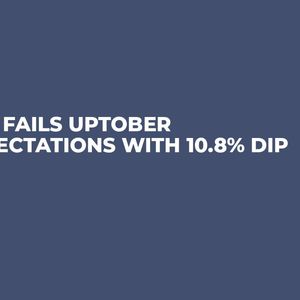 XRP Fails Uptober Expectations With 10.8% Dip