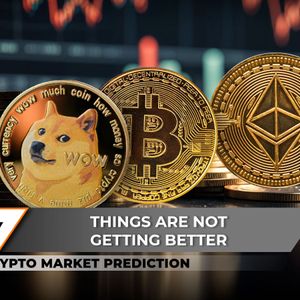 Crypto Market Prediction: Dogecoin (DOGE) Death Cross Confirmed, Bitcoin (BTC) Fights $500 Million Sell Wall,  Ethereum (ETH) Price Recovery Here?
