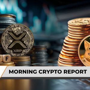 Morning Crypto Report: XRP Bags $164 Million for ETF, Shiba Inu (SHIB) to Lose Zero, Insane $1.75 Billion Option Bet on Bitcoin Price to Rise
