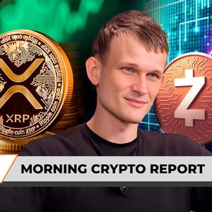 Morning Crypto Report: Vitalik Buterin Issues Zcash (ZEC) Warning, XRP Teases 69% Price Rise, $100,000 BTC Is Real in 2025: Bollinger Bands