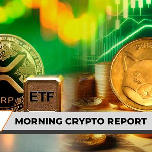Morning Crypto Report: XRP to Break First ETF $1 Billion This Week, Shiba Inu (SHIB) Teases 29% Price Upside, Bitcoin to $125,000 Is Main Scenario Now: Bollinge...