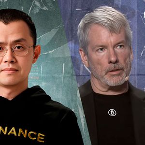 CZ Meets Michael Saylor in Person for the First Time