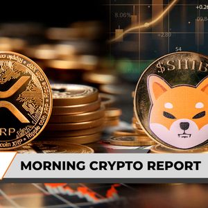 Morning Crypto Report: 0.98% of XRP Supply Is Gone, Shiba Inu (SHIB) Rockets 3,000% in Liquidation Imbalance, JP Morgan Launches Money Market on Ethereum