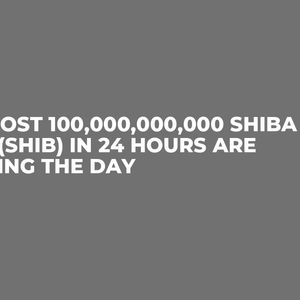 Almost 100,000,000,000 Shiba Inu (SHIB) in 24 Hours Are Saving the Day