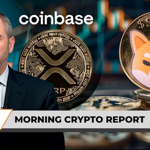 Morning Crypto Report: Ripple CEO Forces an XRP Reality Check for Coinbase, Shiba Inu (SHIB) Soars 5%: Fakeout Next?, $444 Million in Bitcoin Lands on Binance