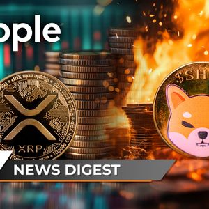 Ripple Moves $120 Million in XRP, Shiba Inu (SHIB) Burn Rate Down 100%, Cardano and Solana to Build Cross-Chain Bridge — Crypto News Digest