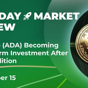 Cardano (ADA) Becoming Long-Term Investment After This Addition: Crypto Market Review, Dec.15