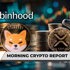Morning Crypto Report: 145,214,184,927 Shiba Inu (SHIB) Mystery Stuns Robinhood, $30 Million XRP Whale Turns Aggressive Short Seller, $96,000 Bitcoin Triggers 1...