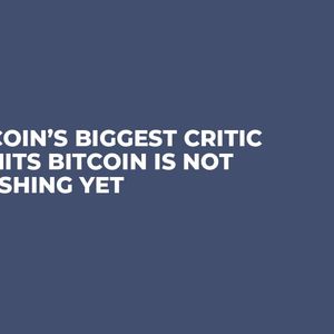 Bitcoin’s Biggest Critic Admits Bitcoin is Not Crashing Yet