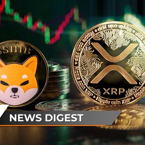 Shiba Inu Price Completes Golden Cross, XRP Payments Spike 410%, BTC Whale Sells $74 Million Worth of Bitcoin — U.Today Crypto Digest