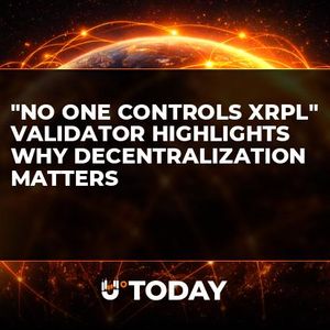 "No One Controls XRPL" Validator Highlights Why Decentralization Matters
