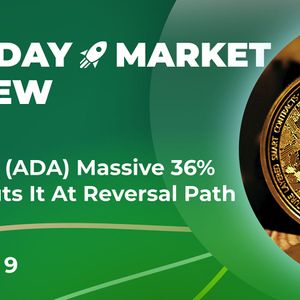 Cardano (ADA) Massive 36% Spike Puts It At Reversal Path: Crypto Market Review, Jan. 9
