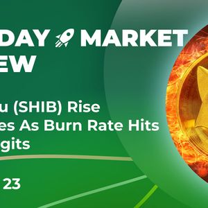Shiba Inu (SHIB) Rise Continues As Burn Rate Hits Triple Digits: Crypto Market Review, Jan. 23