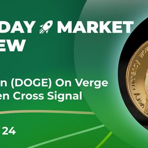 Dogecoin (DOGE) On Verge Of Golden Cross Signal: Crypto Market Review, Jan. 24