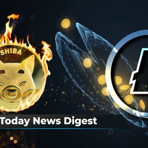 John Deaton Has 'Zero Doubt' in Ripple’s Victory, Trillions of SHIB to Be Burned with Shibarium, Litecoin Sees Enormous Whale Activity: Crypto News Digest by U.Today