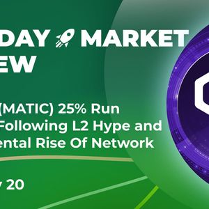 Polygon (MATIC) 25% Run Extends Following L2 Hype and Fundamental Rise Of Network