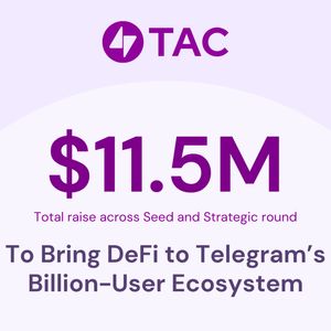 TAC Raises $11.5M to Bring DeFi to Telegram’s  Billion-User Ecosystem