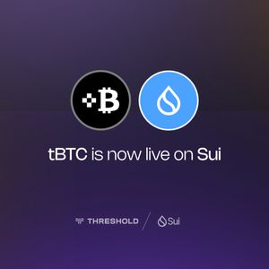 Threshold Network's tBTC is  Now live on Sui: Ushering in a new era for Bitcoin DeFi