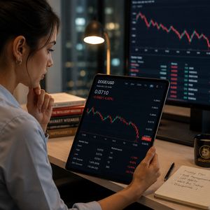 Dogecoin nears yearly low: is a brutal drop below $0.069 coming?