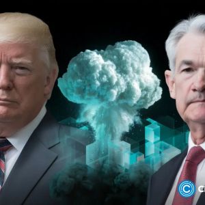 Trump slams Powell’s rate stance as BTC price flatlines